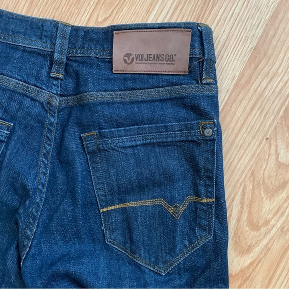 VOI Men's Skinny Jeans European Dark Blue Wash Size 30R - Picture 9 of 10